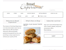 Tablet Screenshot of breadexperience.com